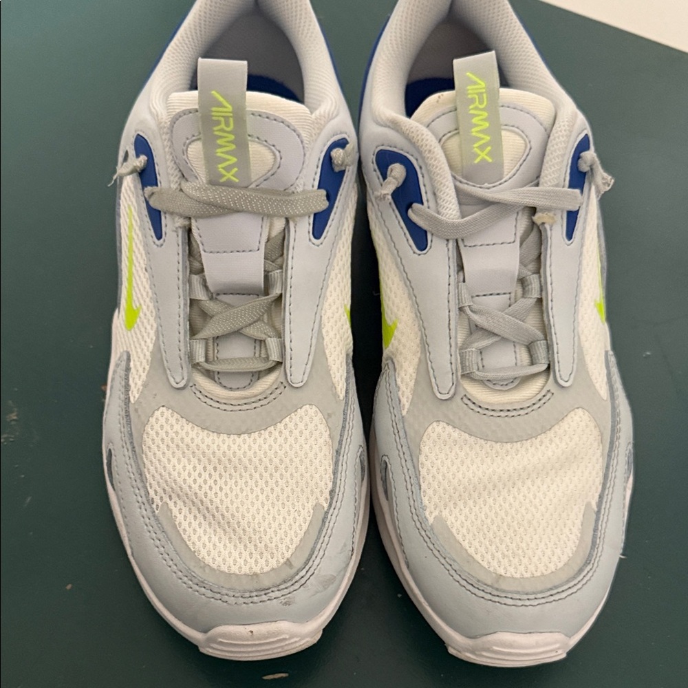 Nike Kids Sneakers - White, Gray, and Blue